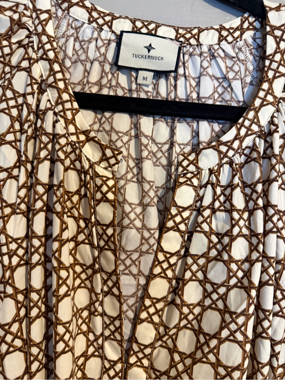 TUCKERNUCK Birch Cane Border Lyles Dress NWOT - Picture 4 of 10
